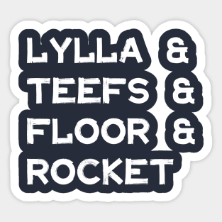 Lylla Teefs Floor Rocket Sticker